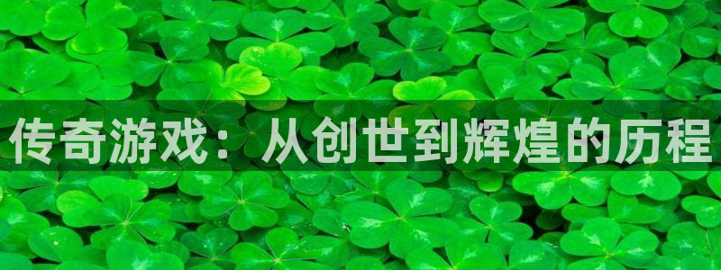 门徒娱乐官网下载：传奇游戏：从创世到辉煌的历程